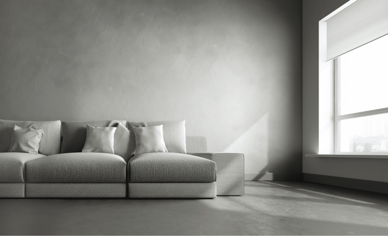 Een microcement vloer als waterdicht alternatief voor beton