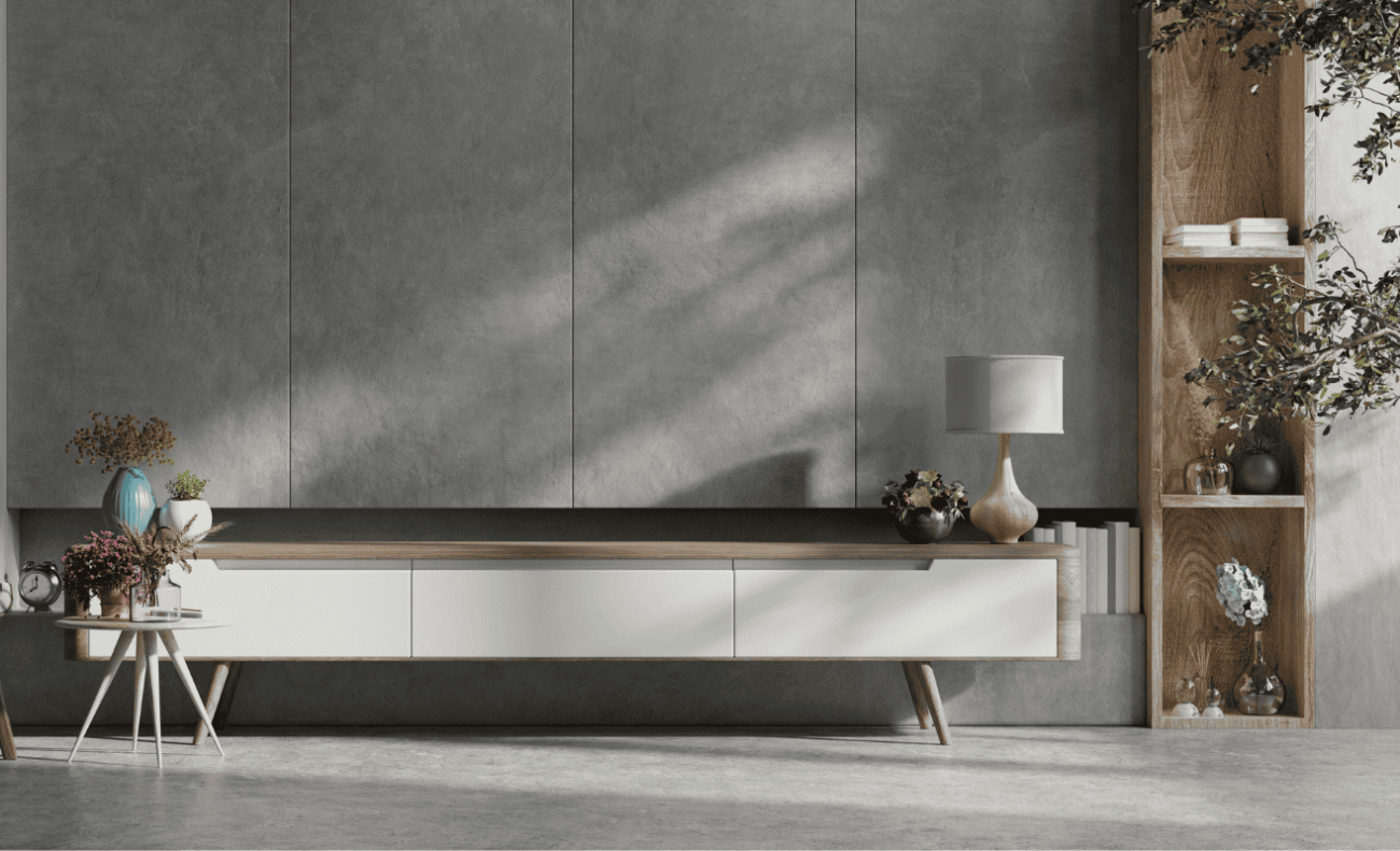 Een microcement vloer als waterdicht alternatief voor beton cire