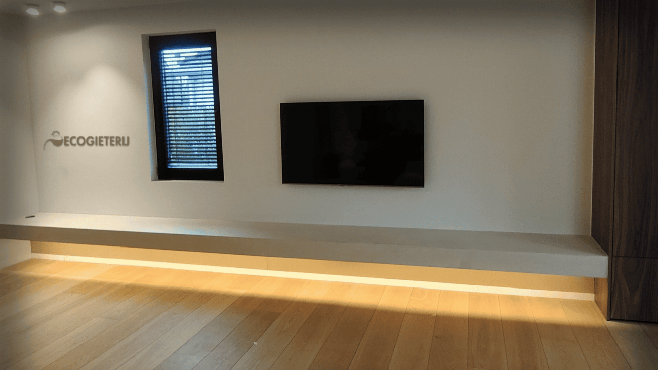 Microcement hangtafel